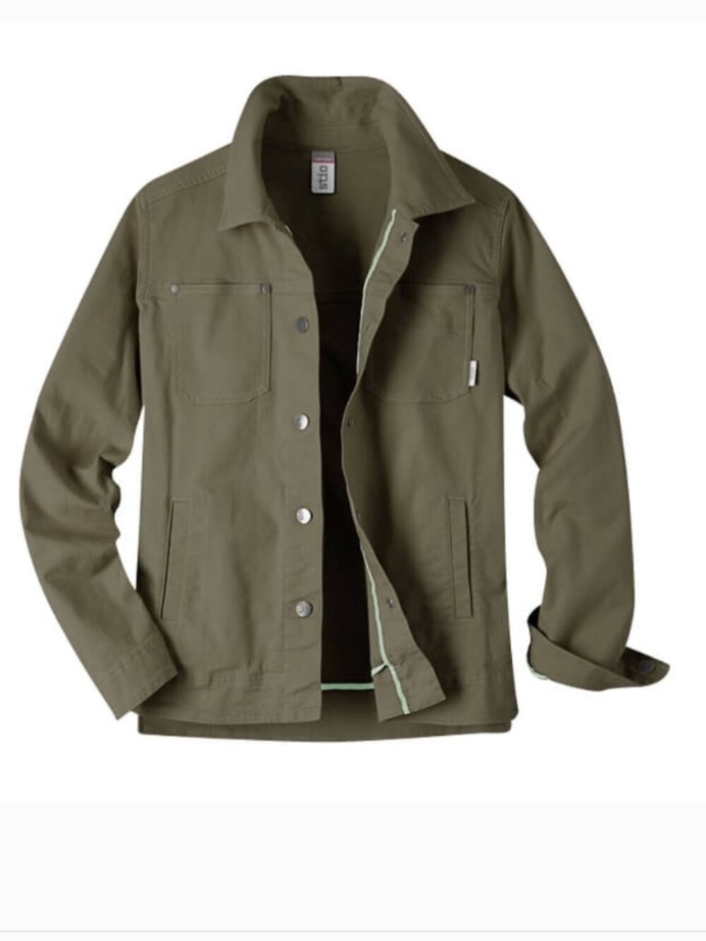 Stio Ralston Canvas Barn Jacket Women's Medium Sea Turtle Green Olive 1403